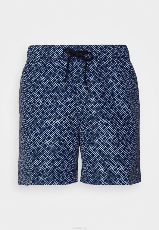 מכנסי שחייה בינוניים NX208402 כְּחוֹל Tommy Hilfiger