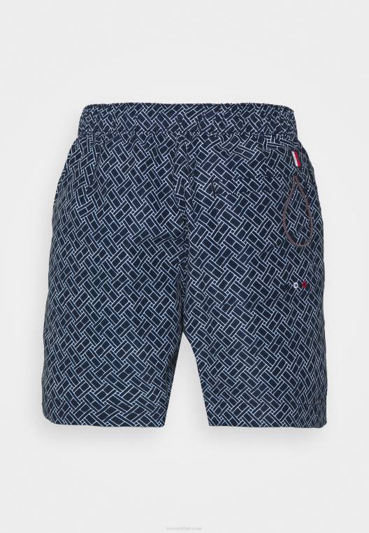 מכנסי שחייה בינוניים NX208402 כְּחוֹל Tommy Hilfiger