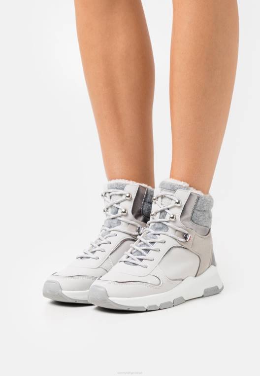 מגפונים חיצוניים עם שרוכים NX208406 לחישה אפורה Tommy Hilfiger