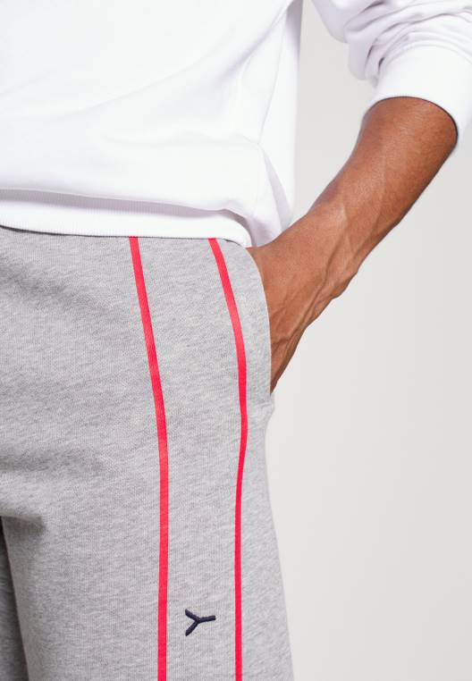 תחתונים של אימונית דגל גדולה NX208410 אברש אפור בהיר Tommy Hilfiger