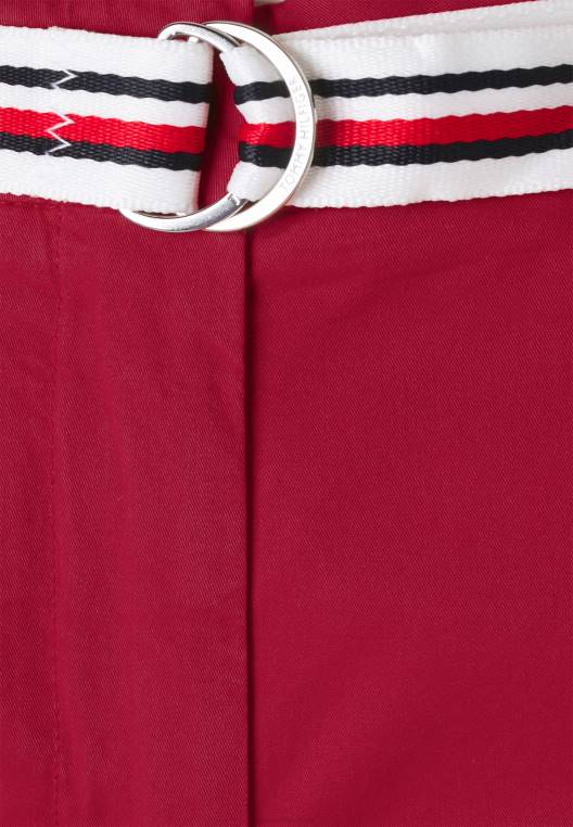 מכנסיים קצרים דקיקים NX208415 אדום ראשוני Tommy Hilfiger