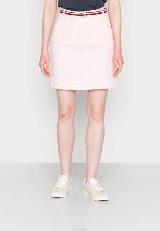 חצאית מיני חצאית NX208418 ורוד פסטל Tommy Hilfiger