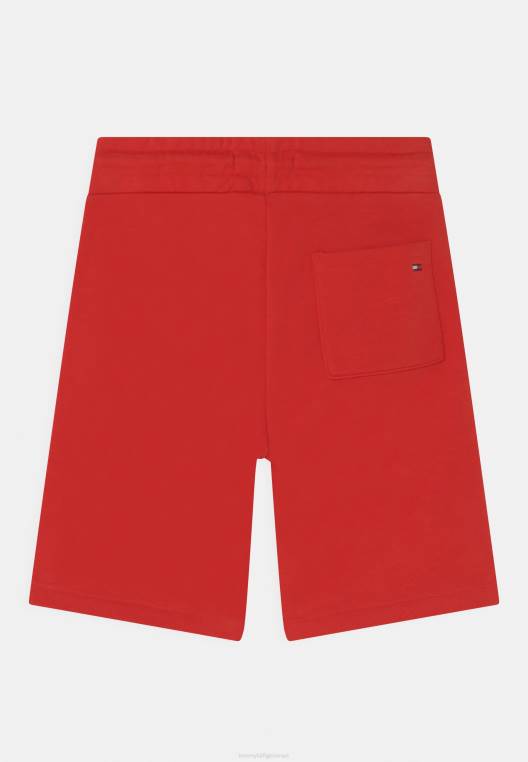 מכנסיים קצרים למיניהם של מורשת NX208449 ארגמן עמוק Tommy Hilfiger