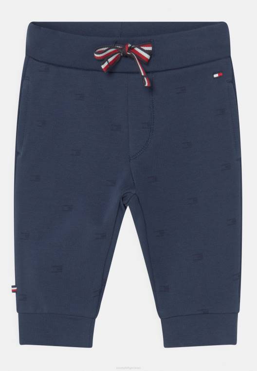 סט לוגו לתינוק אימונית לשני המינים NX208458 צי הדמדומים Tommy Hilfiger