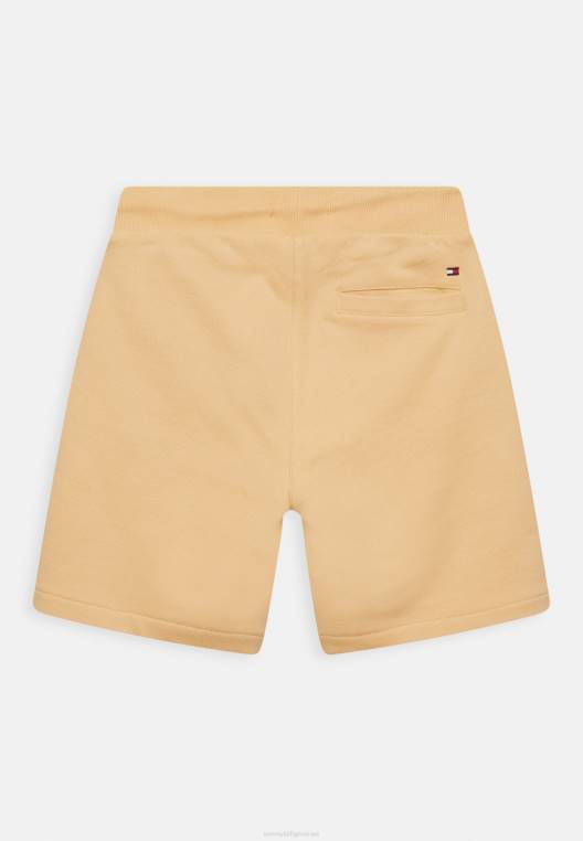 מכנסיים קצרים בצבע טבעי NX208462 צהוב ערבה Tommy Hilfiger