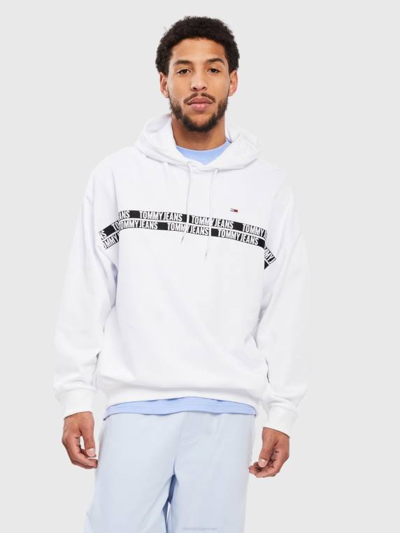קפוצ'ון טייפ NX20846 לבן Tommy Hilfiger