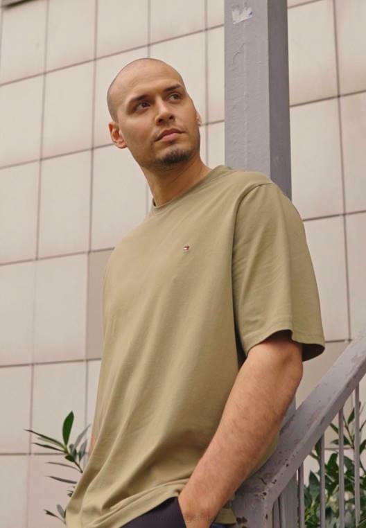 טי שירט בסיסית NX208473 woodridge Tommy Hilfiger