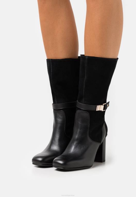 מגפיים מוגבהים NX208477 שָׁחוֹר Tommy Hilfiger