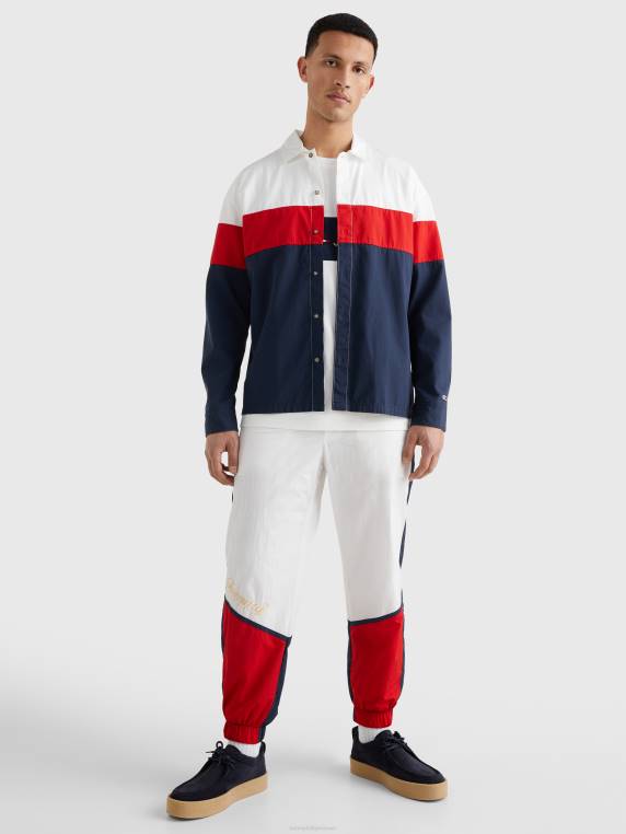 חולצת על רקמת לוגו ארכיון NX20848 צי הדמדומים Tommy Hilfiger