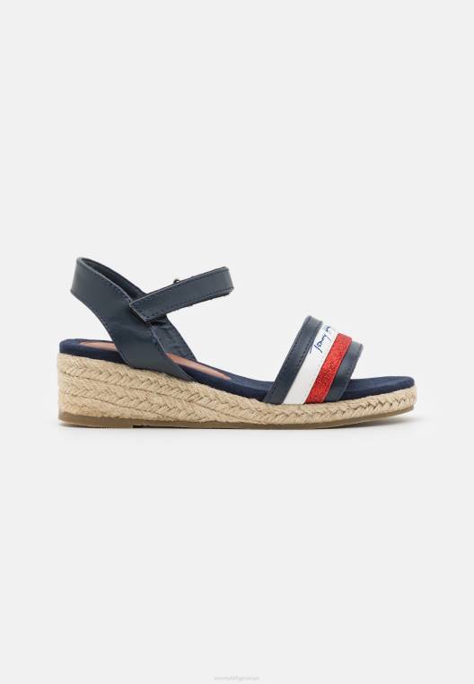 סנדלים NX208490 כחול/לבן/אדום Tommy Hilfiger