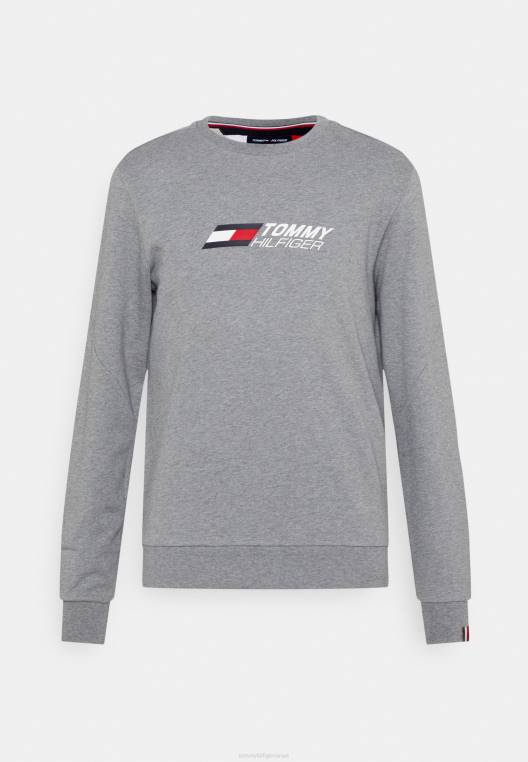סווטשירט צוות חיוני NX208521 אברש אפור בינוני Tommy Hilfiger