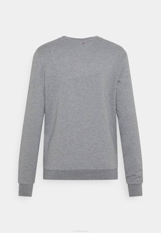 סווטשירט צוות חיוני NX208521 אברש אפור בינוני Tommy Hilfiger