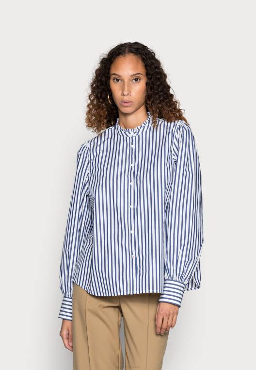 חולצת סלסולים NX208527 מודגש/כחול טריז Tommy Hilfiger