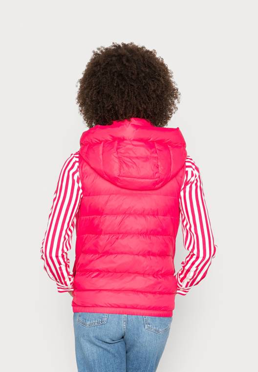 חזיית אפוד עם קפוצ'ון מרופד NX208533 פאר ורוד Tommy Hilfiger