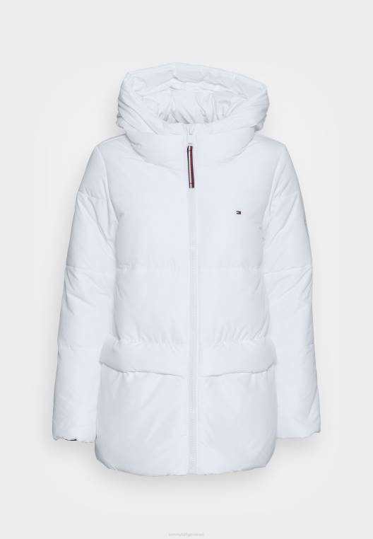 מעיל חורף מרופד סורונה NX208542 אופטי לבן Tommy Hilfiger
