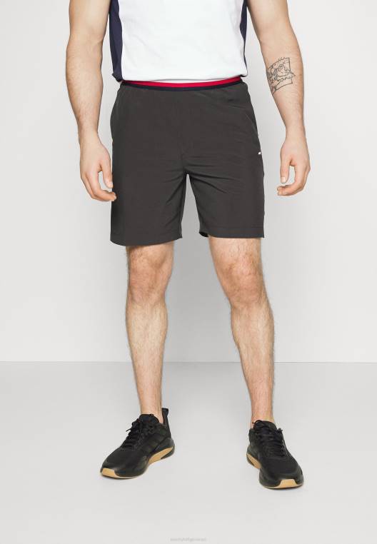 מכנסי ספורט קצרים לאימון חיוניים NX208548 שָׁחוֹר Tommy Hilfiger