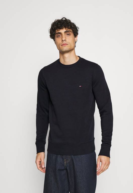 סווטשירט עם צווארון לוגו NX208551 שמיים מדבריים Tommy Hilfiger