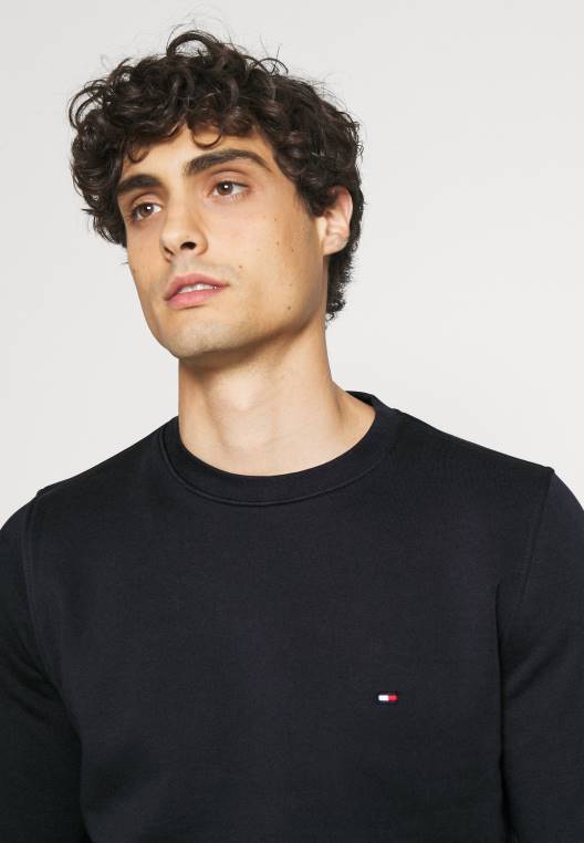 סווטשירט עם צווארון לוגו NX208551 שמיים מדבריים Tommy Hilfiger