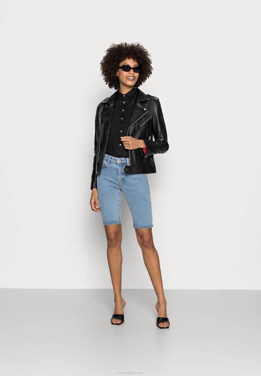 מכנסי ברמודה דקים של ונציה NX208554 דֵנִים Tommy Hilfiger