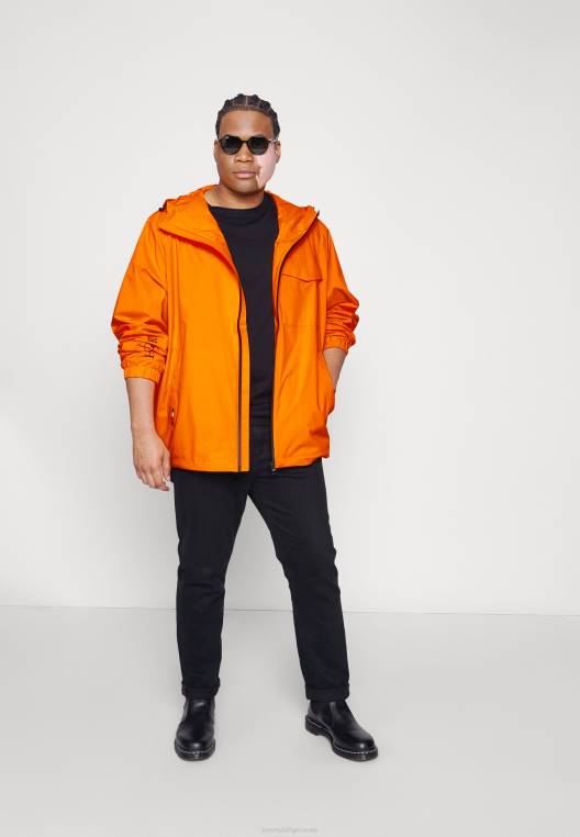 מעיל ברדס טכנולוגי עמיד למים NX208588 תפוז הוואי Tommy Hilfiger