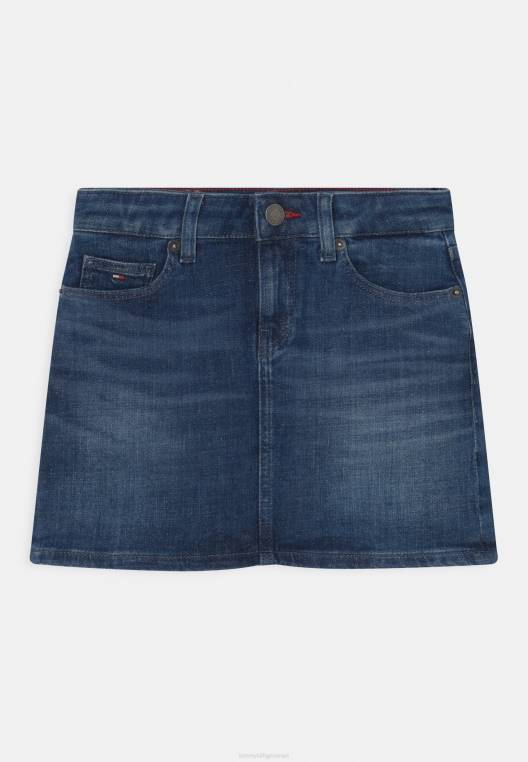 חצאית מיני חצאית רגילה NX208600 ג'ינס כחול Tommy Hilfiger