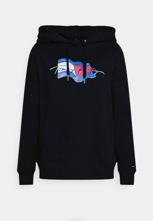 סווטשירט דגל תנועה NX208604 שמיים מדבריים Tommy Hilfiger