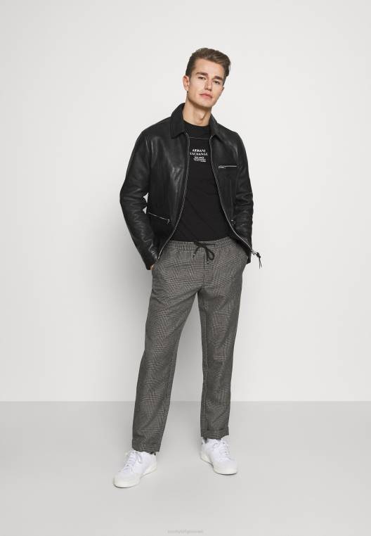 מכנסי מכנסיים אקטיביים של נסיך ווילס NX208621 אפור Tommy Hilfiger