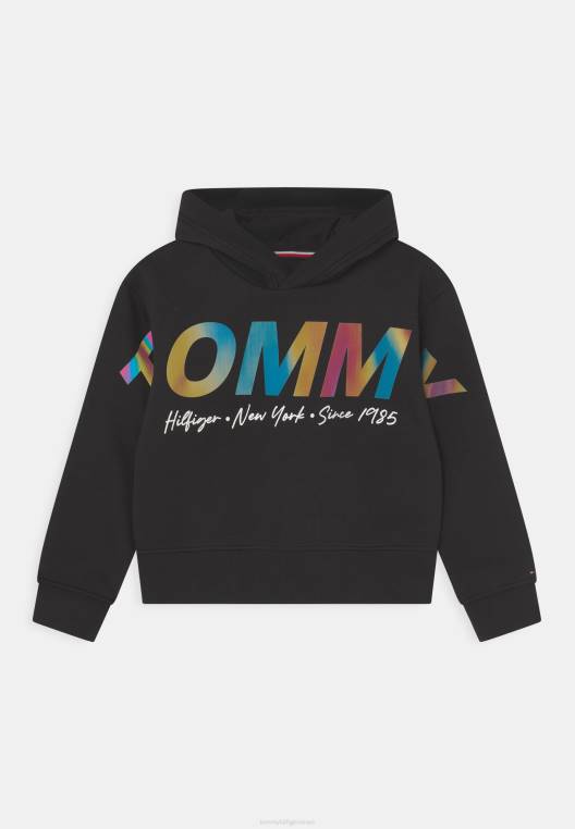 סווטשירט קפוצ'ון רב ברק NX208629 שָׁחוֹר Tommy Hilfiger