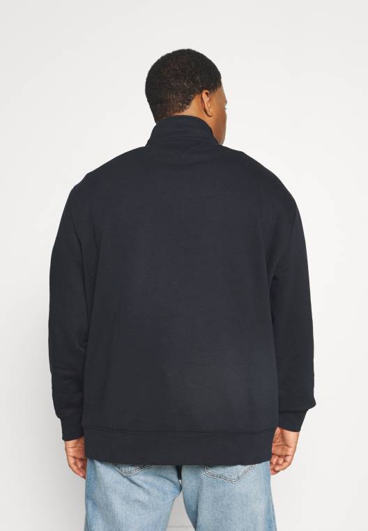 סווטשירט עם צווארון לוגו NX208635 שמיים מדבריים Tommy Hilfiger