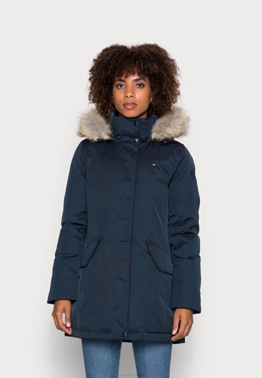 ז'קט חורף מרופד סורונה NX208638 שמיים מדבריים Tommy Hilfiger