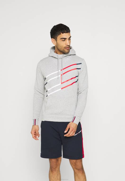 קפוצ'ון גרפי NX208640 אפור Tommy Hilfiger