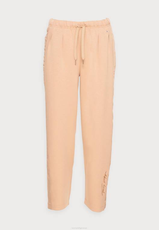 תחתונים רגועים של אימונית מכנסיים ארוכים NX208651 בז' Tommy Hilfiger