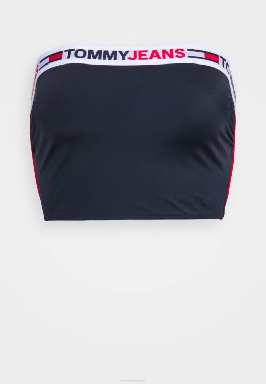 טופ ביקיני בנדאו ארוך NX208661 שמיים מדבריים Tommy Hilfiger