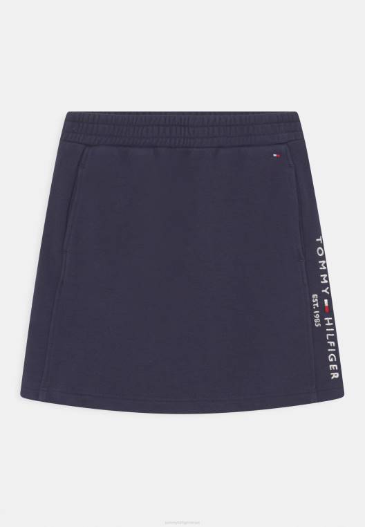 חצאית מיני חצאית חיונית NX208665 צי הדמדומים Tommy Hilfiger