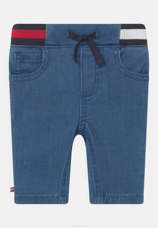 מכנסי תינוק לשני המינים ג'ינס בכושר רגוע NX208668 ג'ינס כחול Tommy Hilfiger