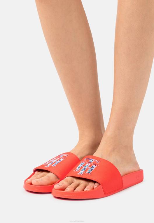 פרדות מגלשות לוגו לבריכה NX208669 אלמוג הוואי Tommy Hilfiger