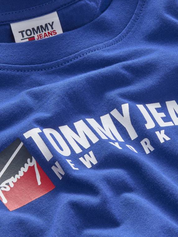 חולצת אתלטיקה כניסה NX20866 קובלט Tommy Hilfiger