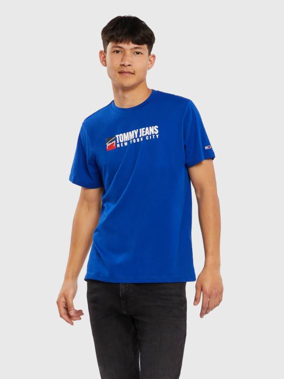 חולצת אתלטיקה כניסה NX20866 קובלט Tommy Hilfiger