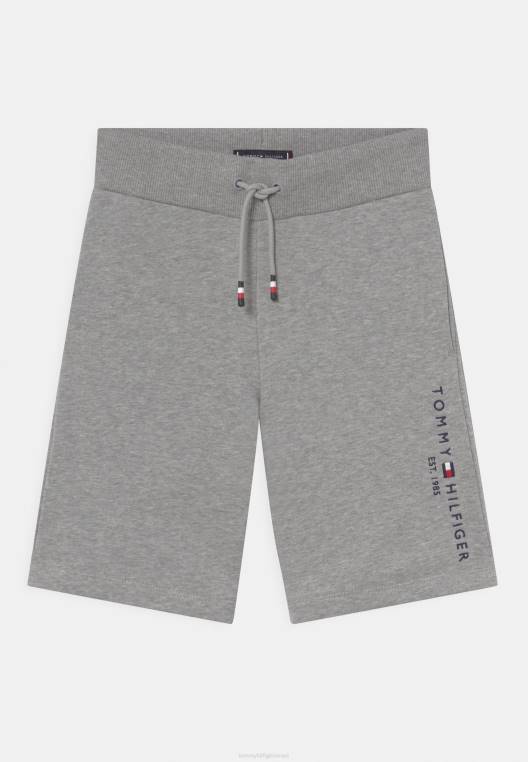 מכנסיים קצרים חיוניים NX208678 אברש אפור בהיר Tommy Hilfiger