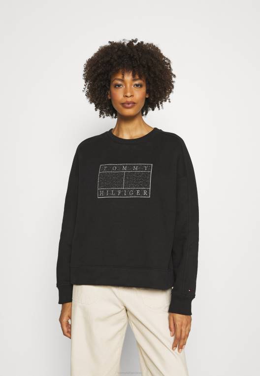סווטשירט NX208682 שָׁחוֹר Tommy Hilfiger