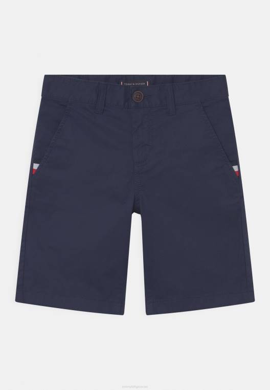 מכנסי גמיש חיוניים NX208686 צי הדמדומים Tommy Hilfiger