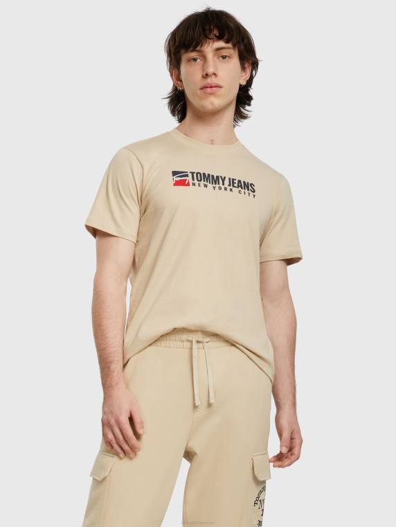 חולצת אתלטיקה כניסה NX20868 חול סוואנה Tommy Hilfiger