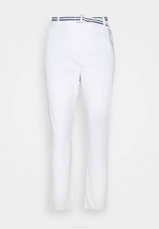 מכנסי מכנסיים דקים מודרניים NX208697 לבן Tommy Hilfiger