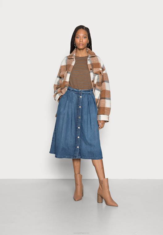 חצאית בגזרה מתאימה ומתרחבת NX208700 לנו Tommy Hilfiger