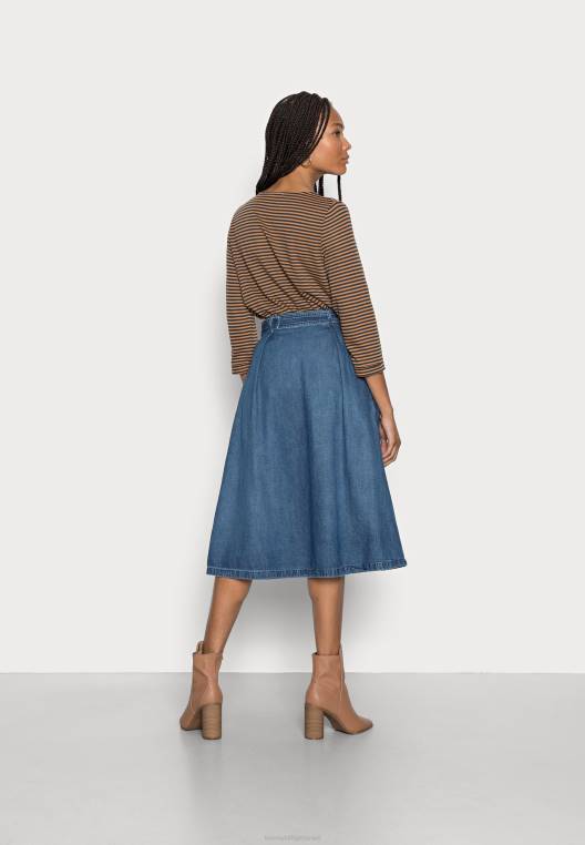 חצאית בגזרה מתאימה ומתרחבת NX208700 לנו Tommy Hilfiger