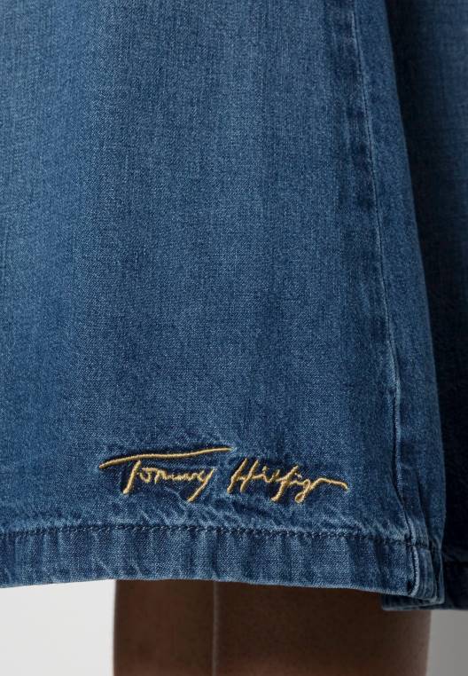 חצאית בגזרה מתאימה ומתרחבת NX208700 לנו Tommy Hilfiger