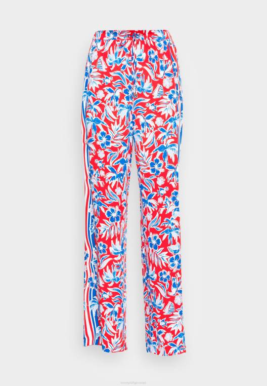 צעיף רגל רחב משיכה במכנסיים NX208701 צעיף האי אדום Tommy Hilfiger