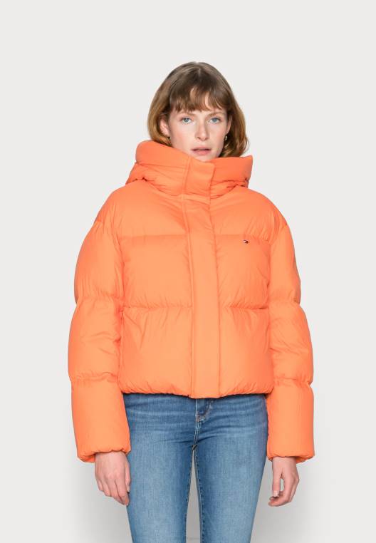 מעיל פוך מעיל נפוח NX208703 תפוז Tommy Hilfiger