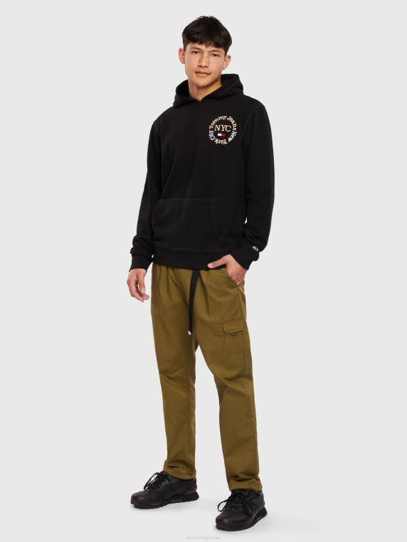 קפוצ'ונים עם לוגו NX20871 שָׁחוֹר Tommy Hilfiger