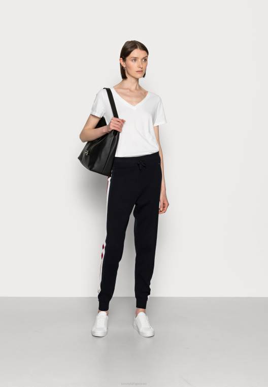 תחתונים של חליפת אימונית עם פסים גלובליים NX208752 כְּחוֹל Tommy Hilfiger